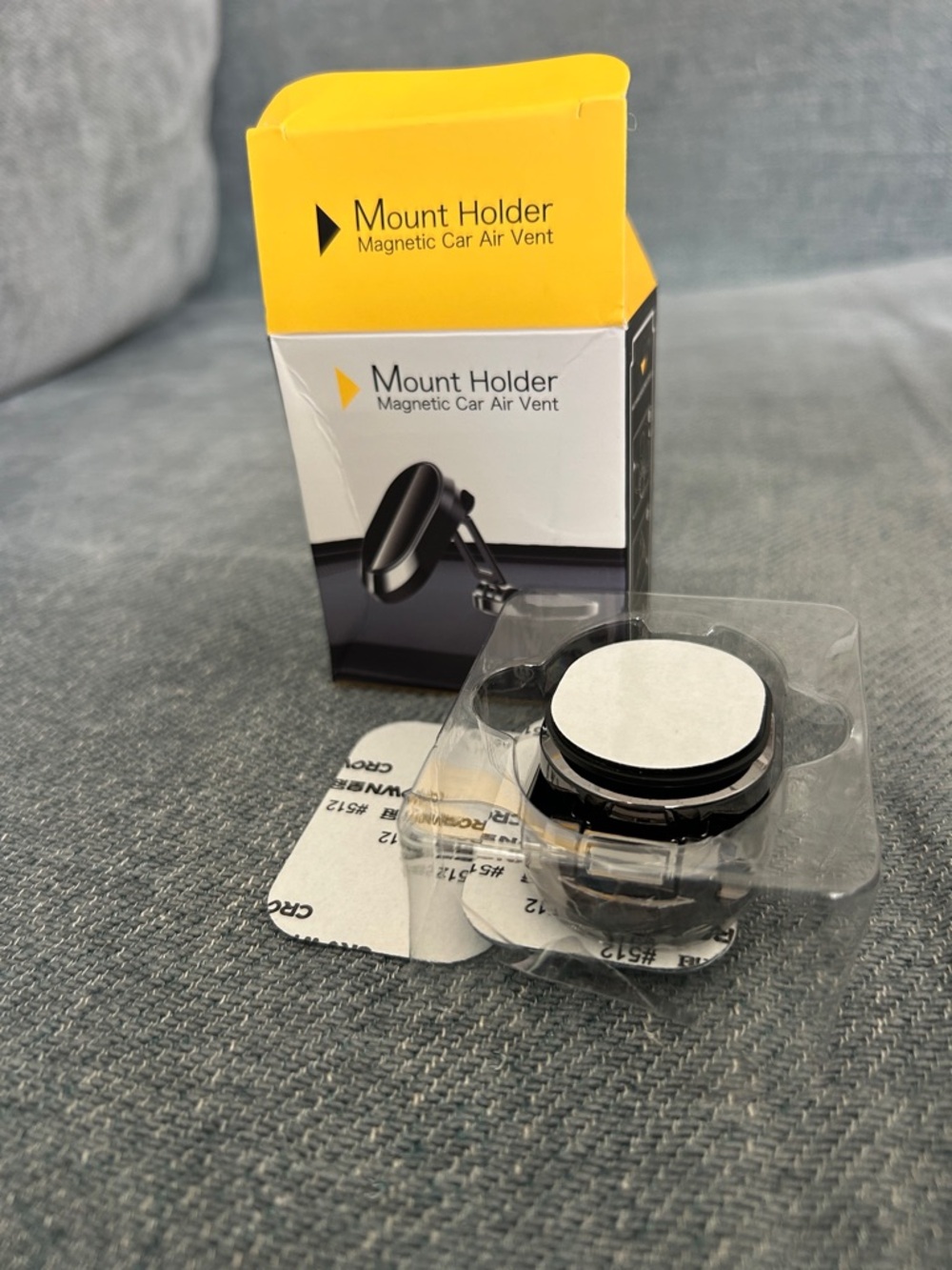 Magnetic Car Air Vent Mount Holder - Black